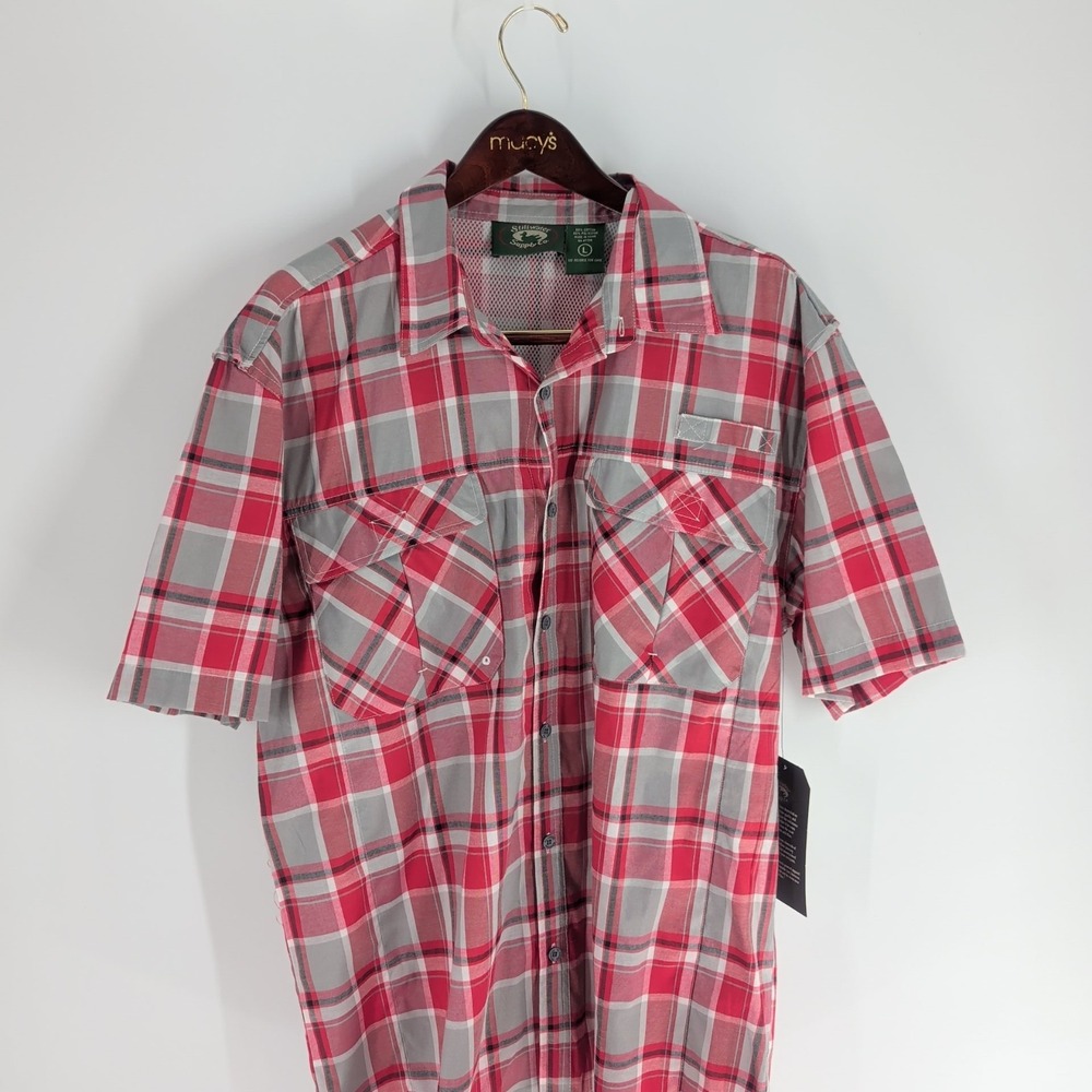 NWT Stillwater‎ Supply Co. Plaid Classic Button-Up Shirt Multicolor Size L